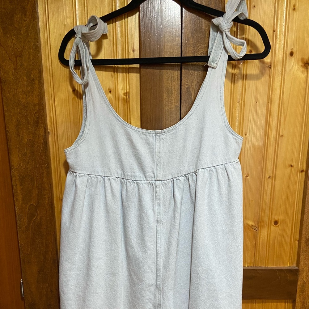 Cotton on denim mini dress